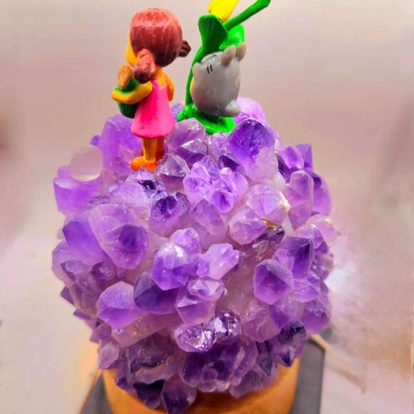 Nature Amethyst Points Totoro Decors Light - Picture 5 of 10